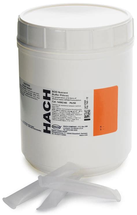 bod nutrient buffers|Hach™ BOD Nutrient Buffer Pillows .